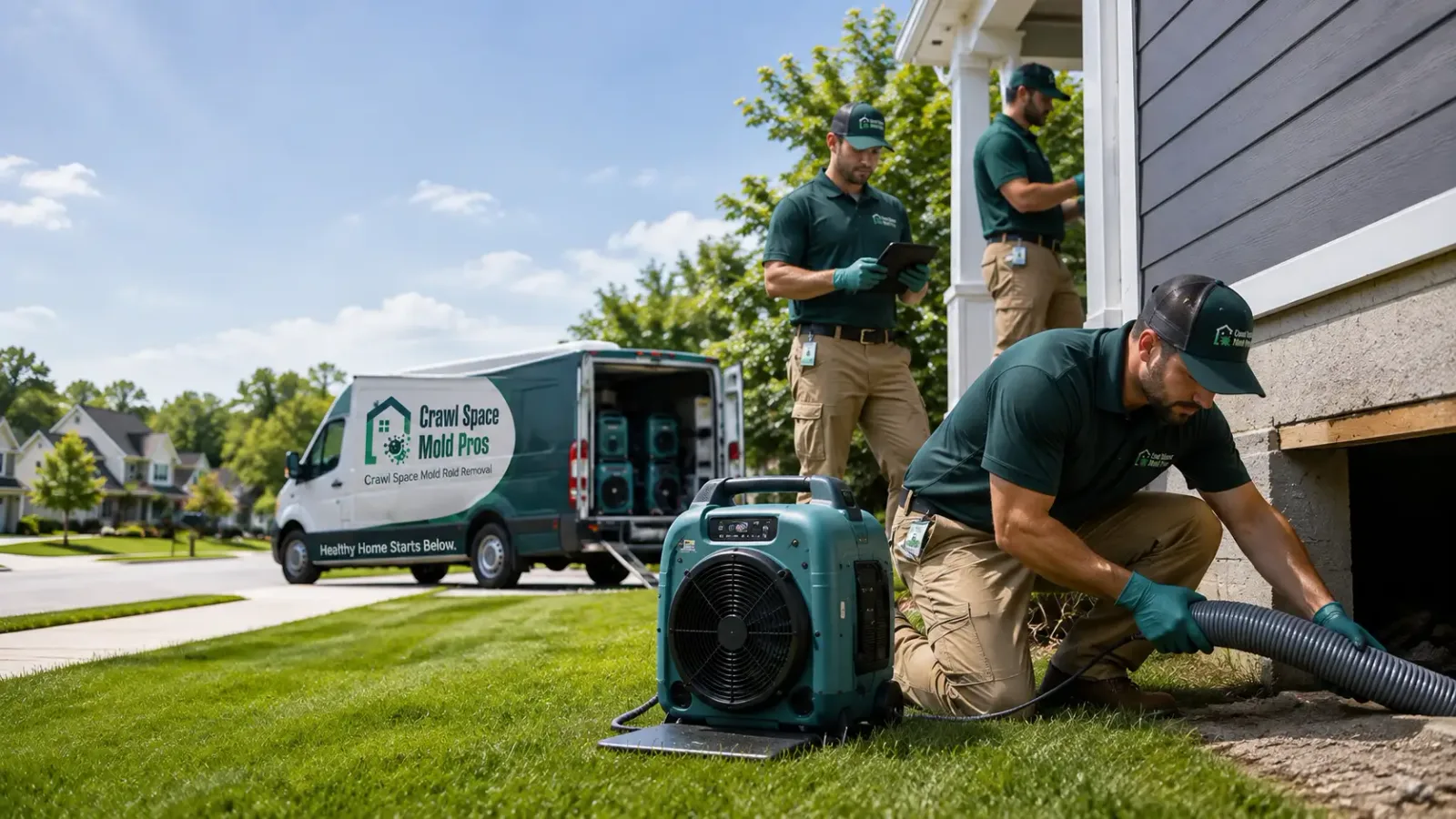 Crawl Space Mold Removal in Douglassville, PA